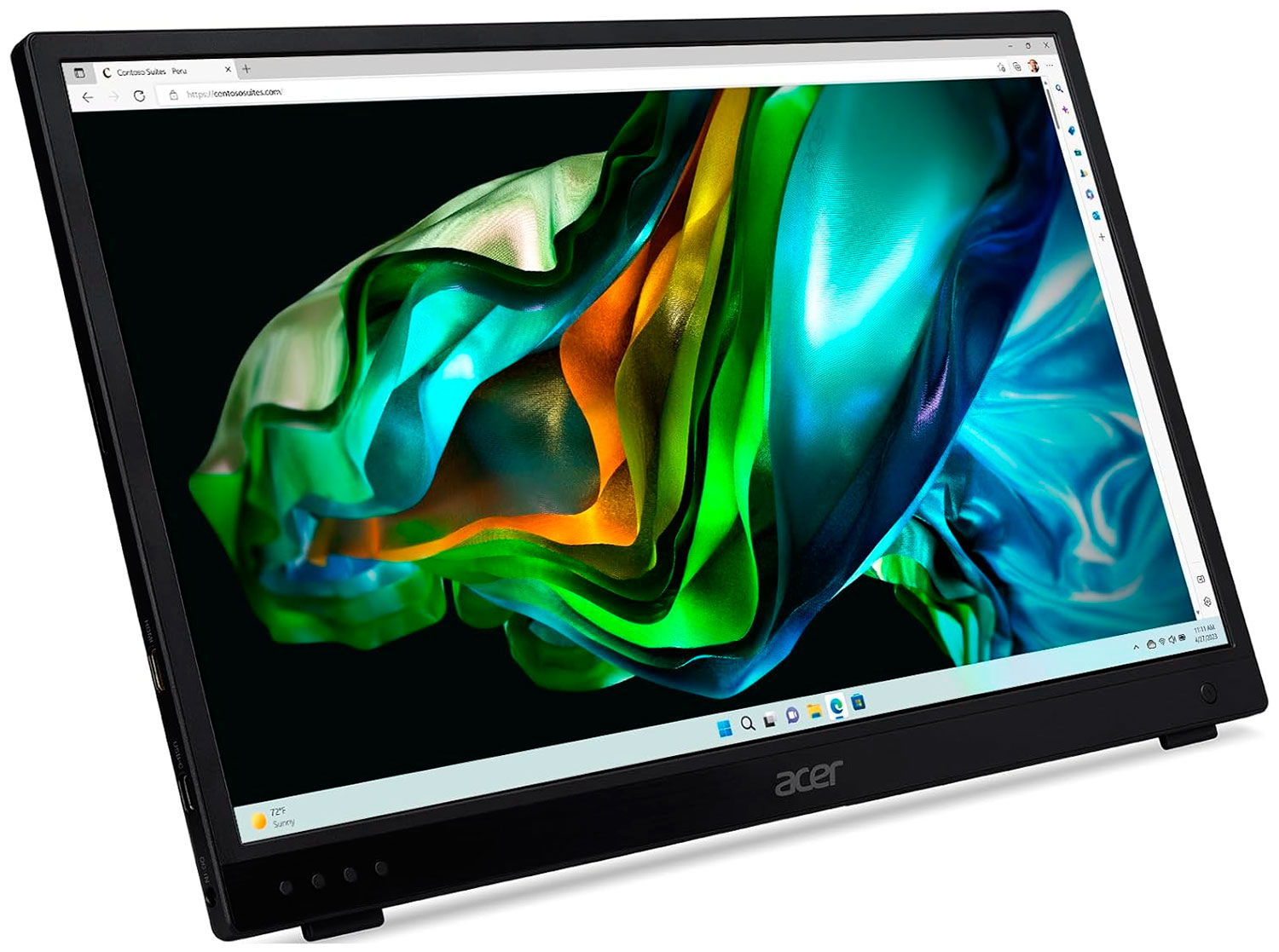 

ЖК монитор Acer PM181QAbmiux, 17.3'' (UM.BP1CD.A01), Черный