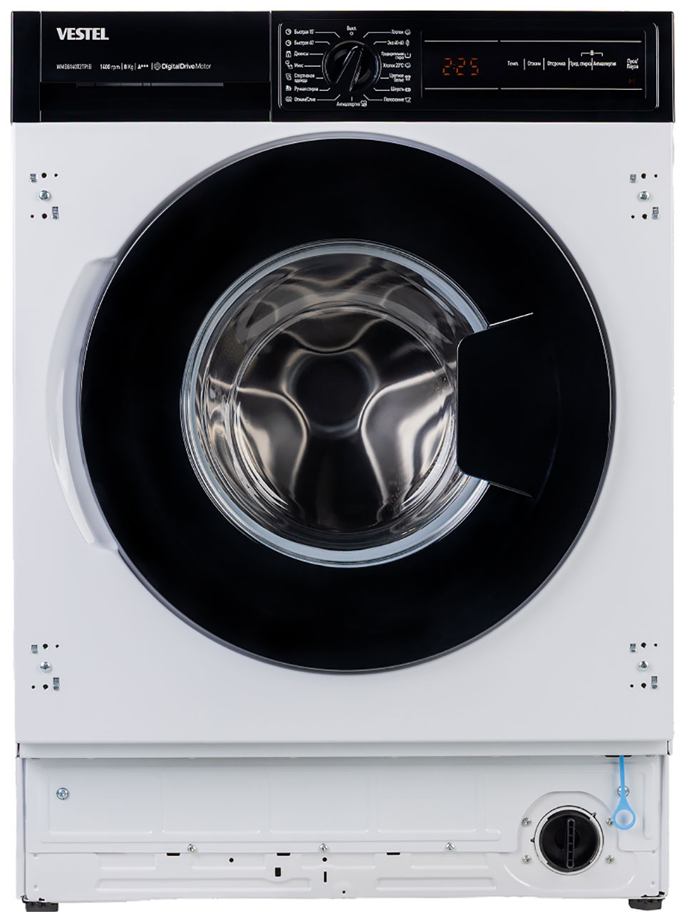 Изображение товара Встраиваемая стиральная машина Vestel WMB8140T2TPIB 8 кг 1400 об/мин A+++