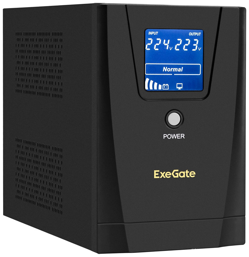 Изображение товара Источник бесперебойного питания ExeGate SpecialPro Smart LLB 1500 ВА LCD