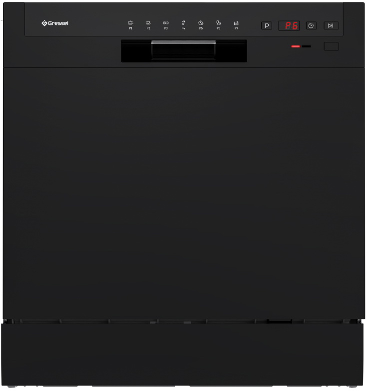 

Компактная посудомоечная машина Gressel UPB501, Черный