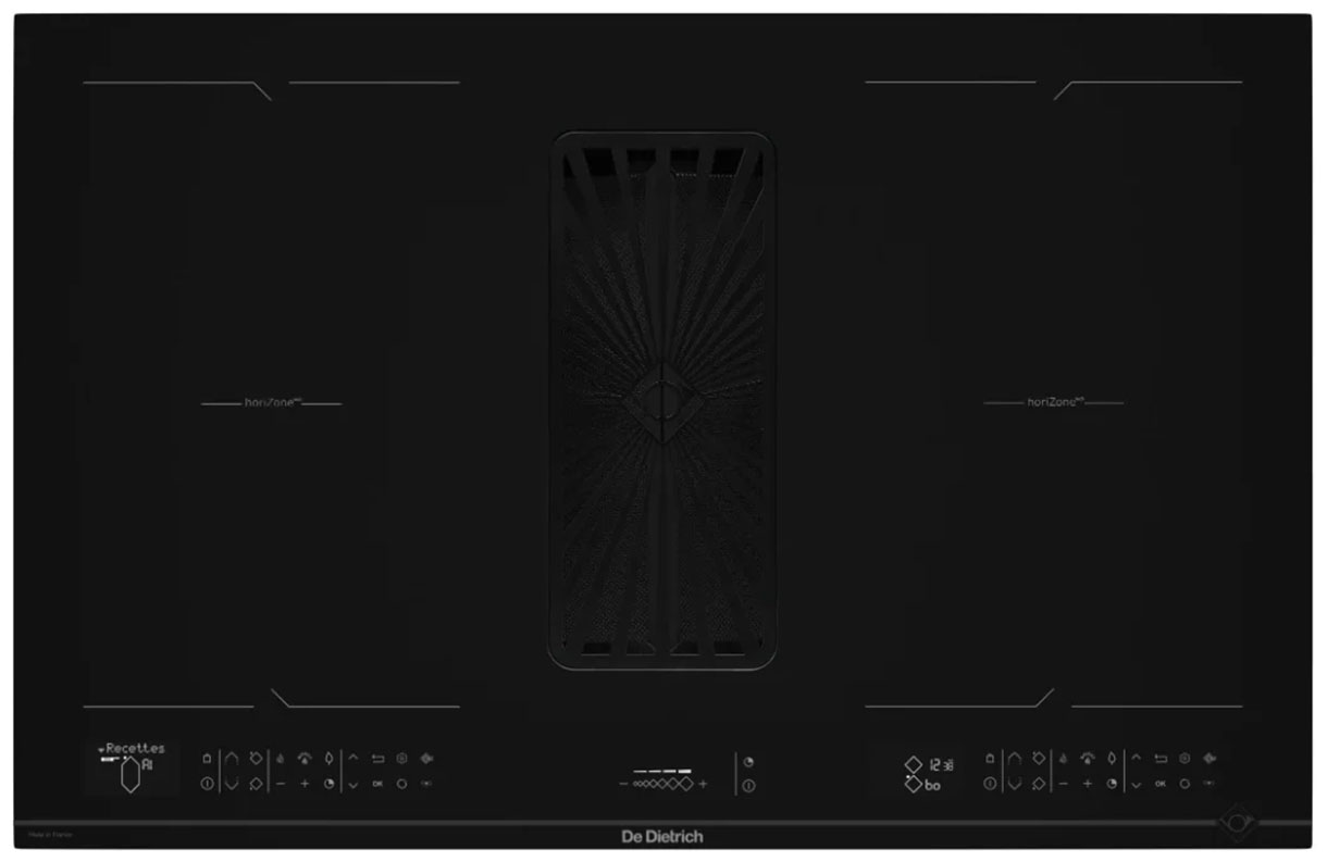 Изображение товара Электрическая варочная панель De Dietrich DPH4840BT 4 индукции 80x51.5 см INFINITE BLACK