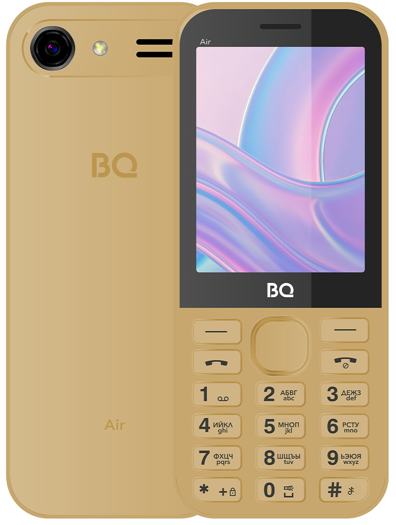 Изображение товара Мобильный телефон BQ 2843 Air Gold