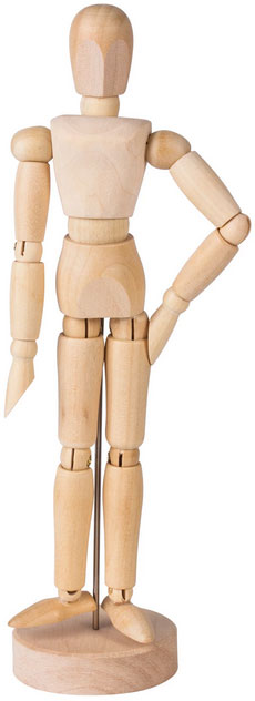 Изображение товара Деревянный художественный манекен человека Brauberg ART CLASSIC 20 см