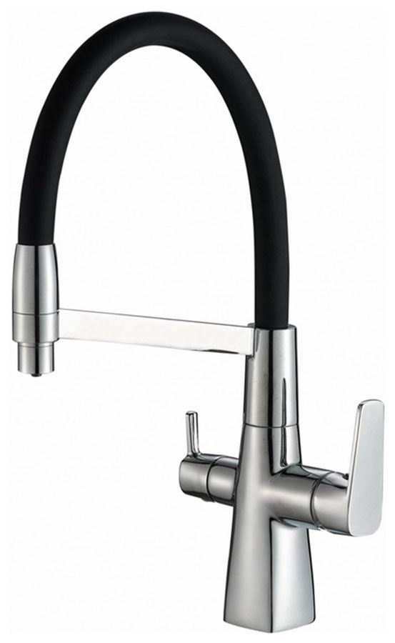 Изображение товара Кухонный смеситель Zorg SH 818-6 CR с фильтром и выдвижным изливом
