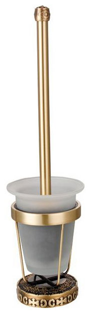 Изображение товара Напольный ершик Zorg AZR 26 BR из латуни с покрытием античная бронза
