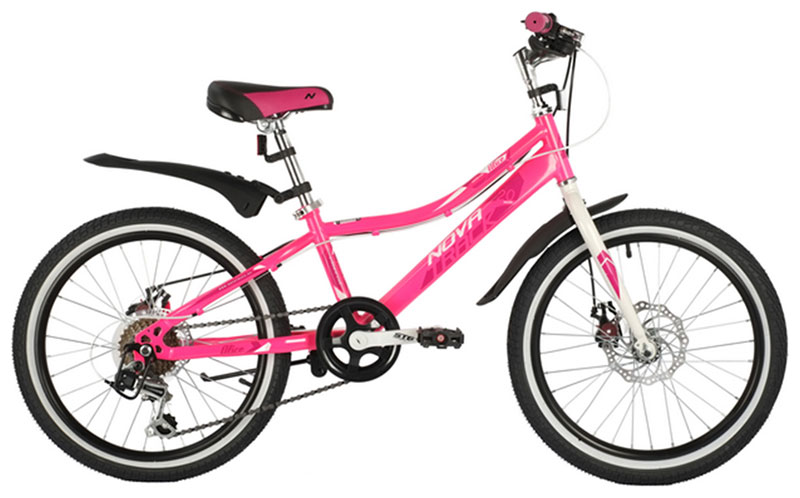 цена Велосипед Novatrack 20'' ALICE розовый Shimano TY21/Microshift TS38