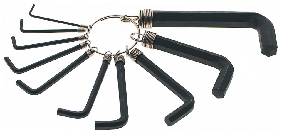 Изображение товара Имбусовые ключи Sturm 1045-21-S10-O155 10 шт, набор для крепежа