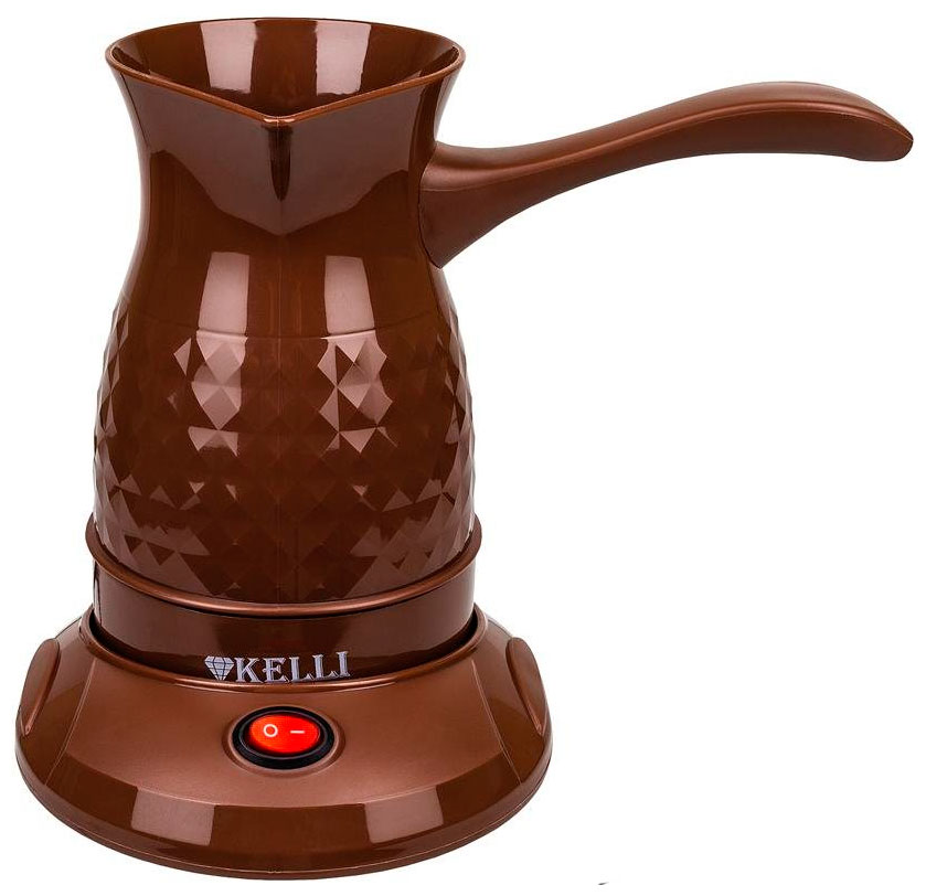 Турка электрическая Kelli KL-1394 коричневый кофеварка kelli kl 1394 черный