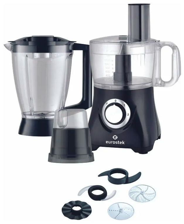 

Кухонный комбайн Eurostek EFP-2049, Черный/серебристый