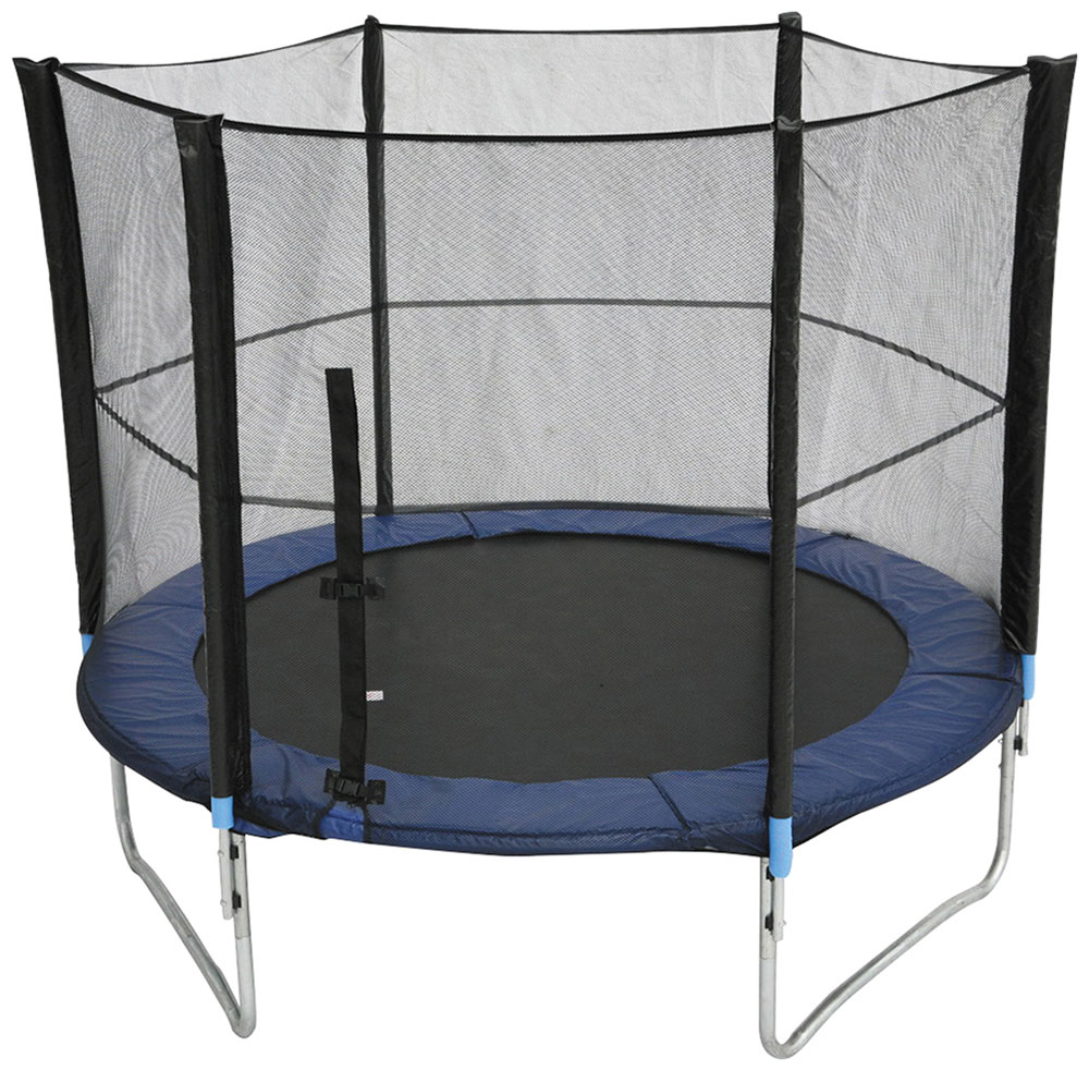 Изображение товара Батут Ecos 244см с сеткой BT8-3E для безопасных прыжков и тренировок