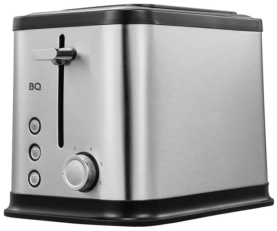 Изображение товара Тостер BQ T1005 Черный-Стальной