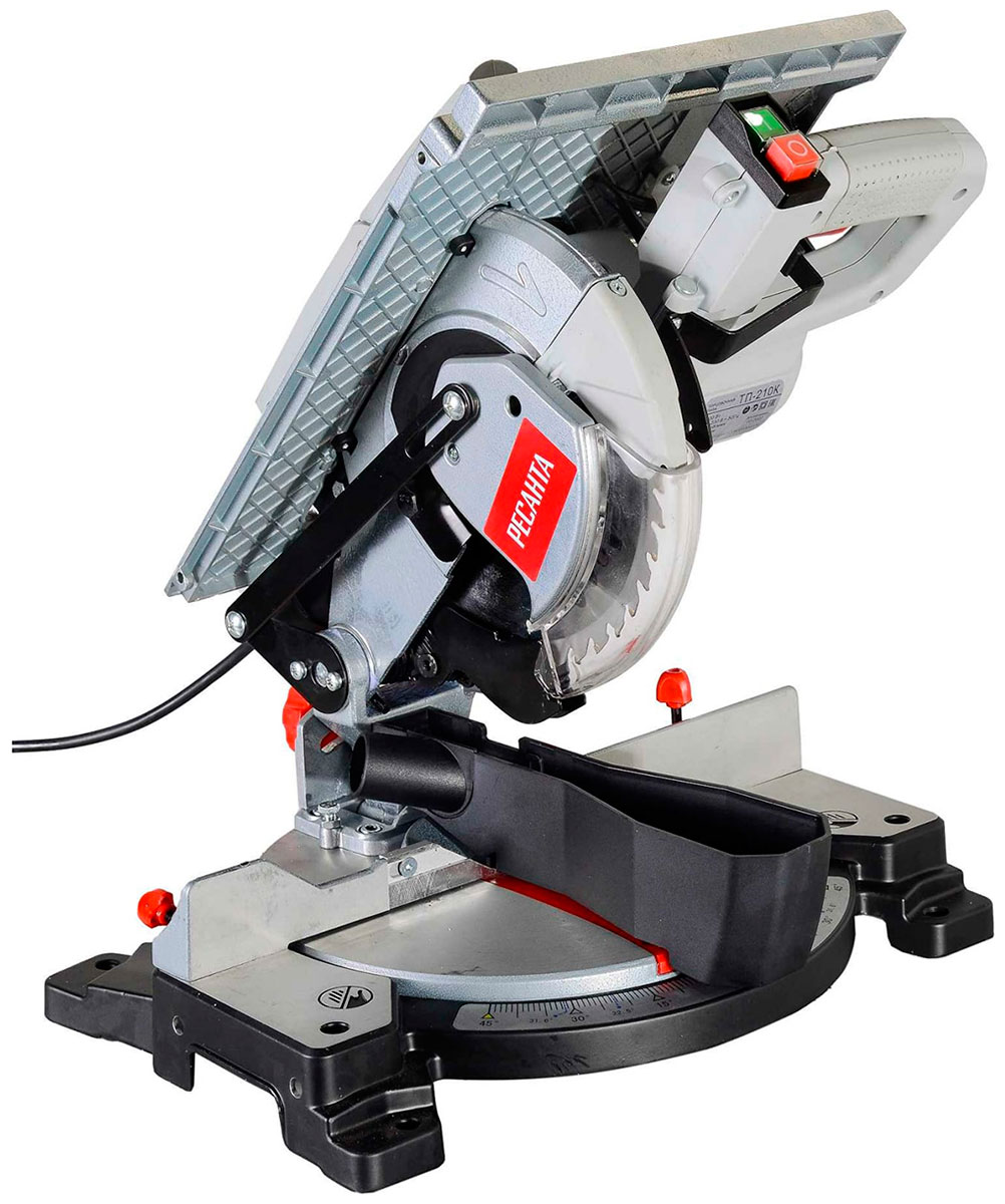Изображение товара Торцовочная пила Ресанта ТП-210К циркулярная настольная 210 мм для дерева и металлопрофилей