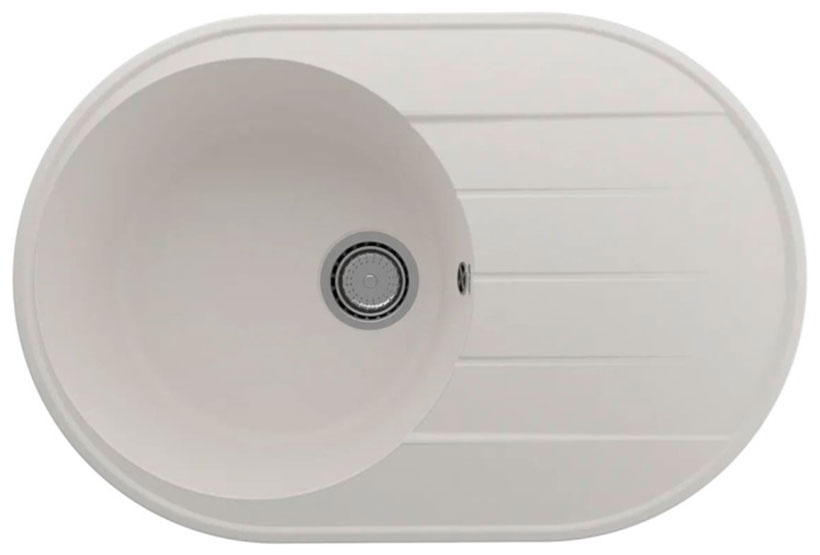 

Кухонная мойка Ulgran Quartz Nora/жасмин Nora 750-01, Белый