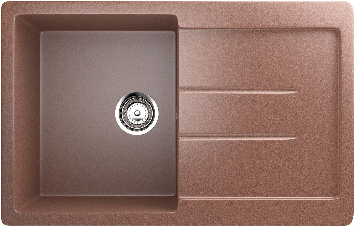 

Кухонная мойка Ulgran U-507/терракот (U-507-307), Терракотовый