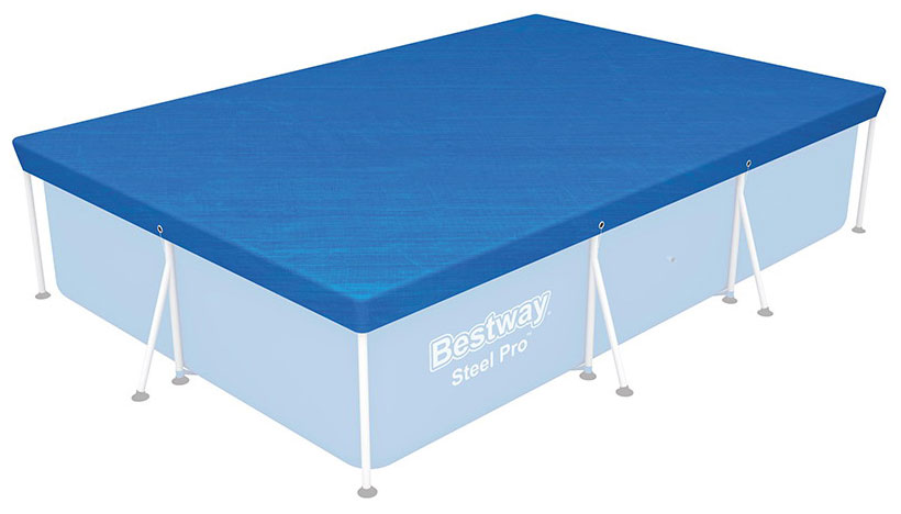 Изображение товара Тент для бассейна BestWay 58106 3х2м из ПВХ черный защита от мусора