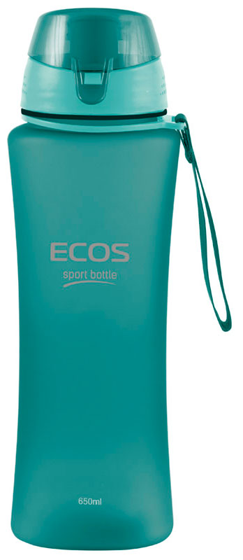 

Бутылка для воды Ecos SK5015 006066 650мл зеленая, Зеленый
