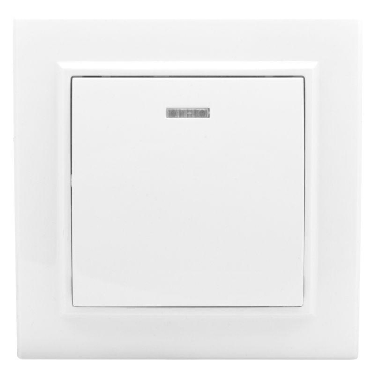 Изображение товара Выключатель 1-кл. СП Минск 10А IP20 с индикатором белый EKF