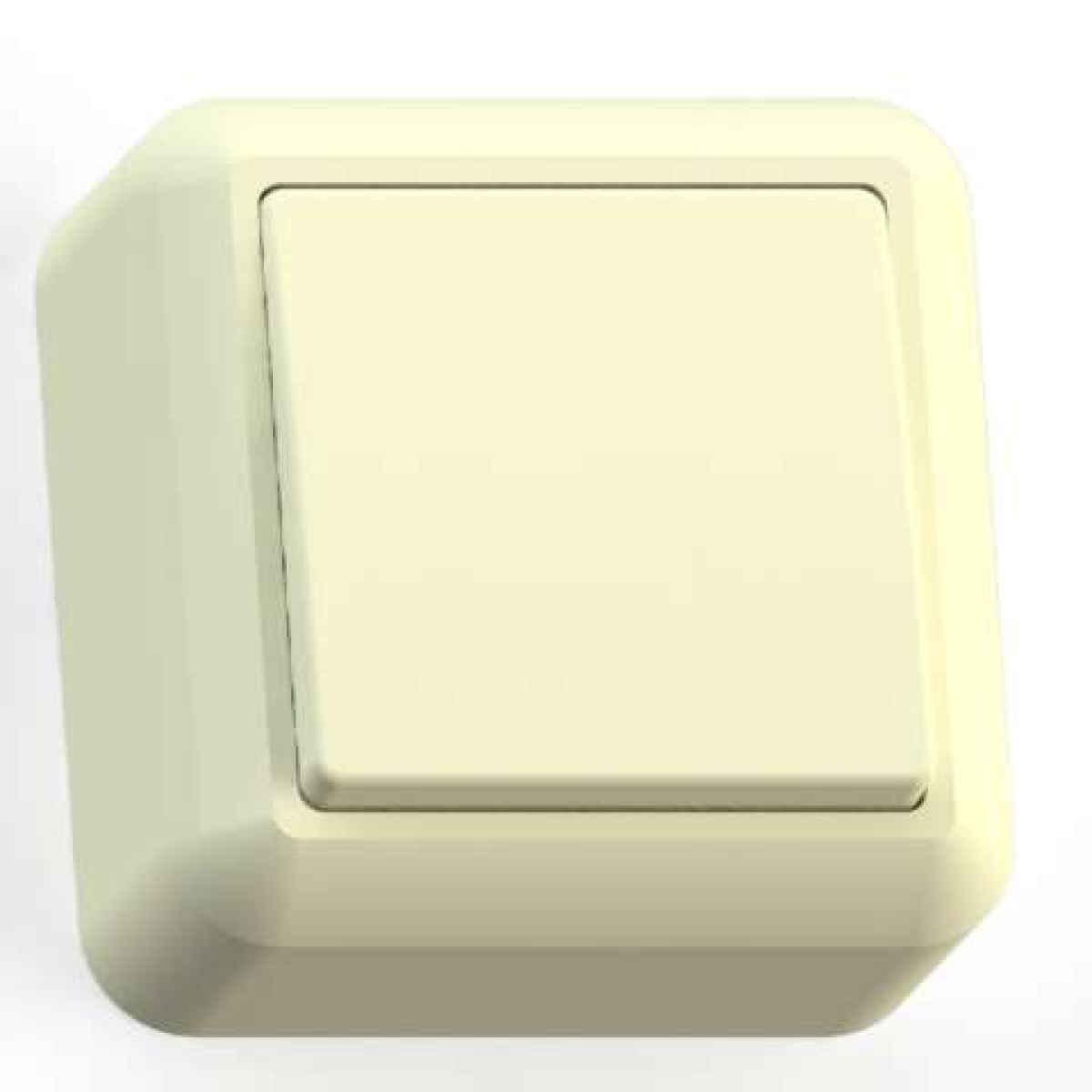 Изображение товара Выключатель одноклавишный Оптима IP20 Кунцево-Электро 10А с монтажной пластиной