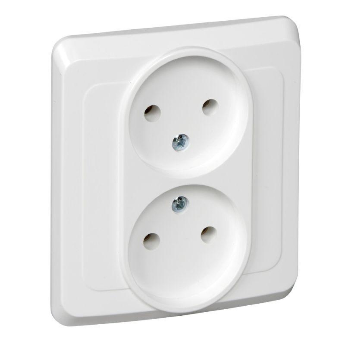 Изображение товара Розетка Systeme Electric Этюд 2-м СП 16А IP20 для внутреннего монтажа