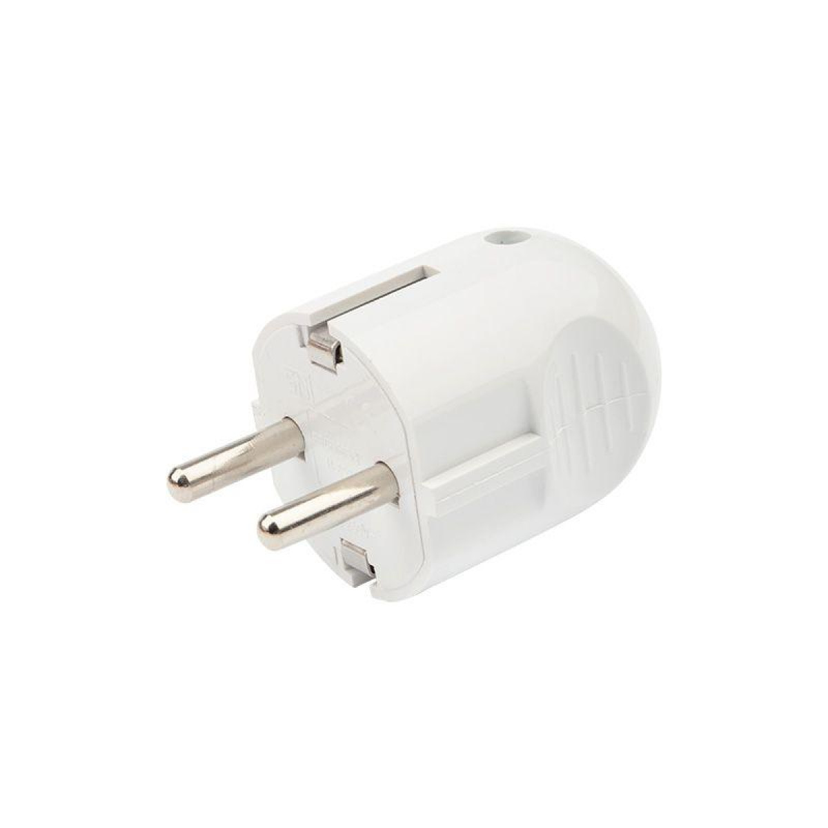 Изображение товара Вилка Rexant евро прямая 16А с заземлением белая