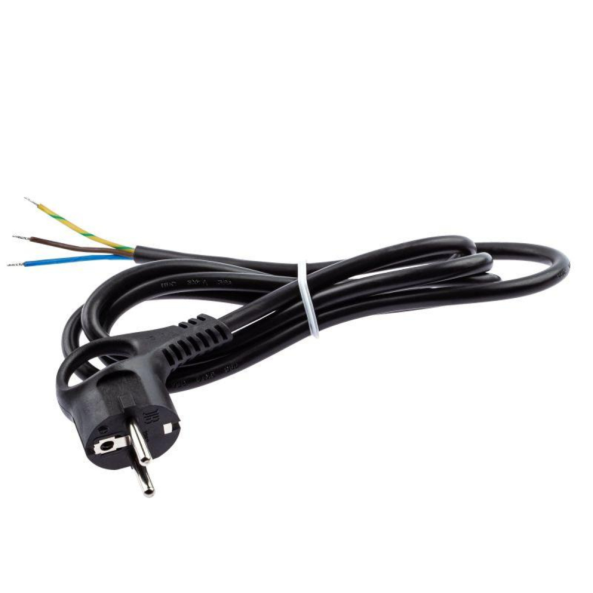 Изображение товара Сетевой кабель ЭРА 3м с заземлением ПВС 3х1.5 черный