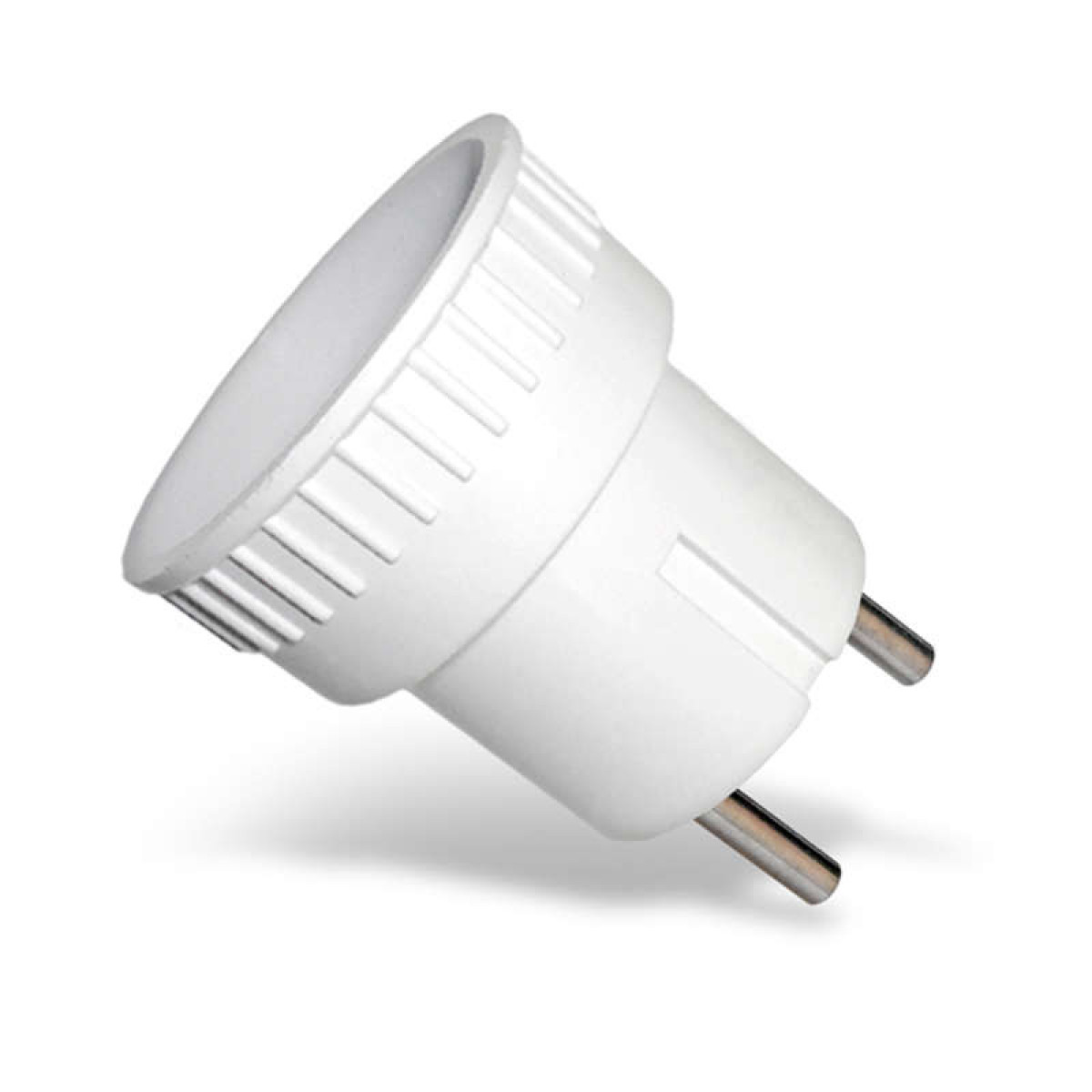 Изображение товара Адаптер-переходник без заземления 6А 250В еврослот универсальный белый