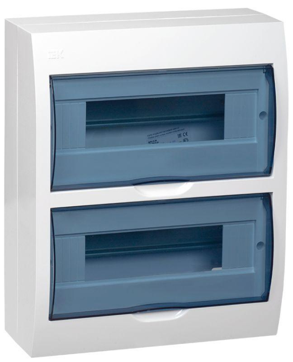 Изображение товара Корпус IEK ЩРН-П-24 Krepta 3 IP41 навесной из пластика для автоматов и щитков 327х270 мм