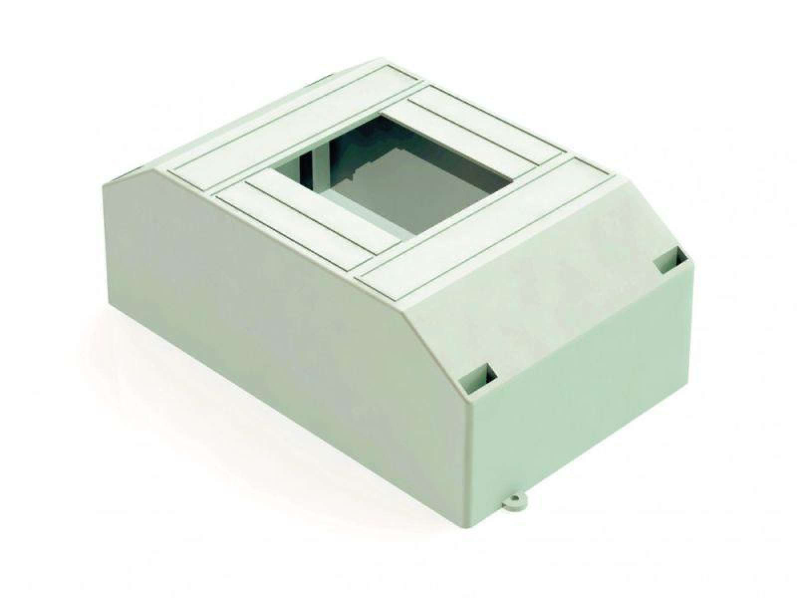 Изображение товара DEKraft ЩРН-П-2/4 12.5х7.8х5.8 2-4мод IP30 пластик белый корпус навесной