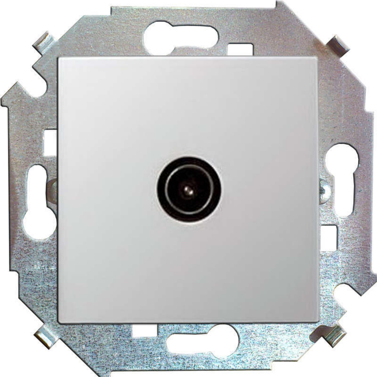 Изображение товара Розетка телевизионная Simon СП15 одна для скрытой установки белая