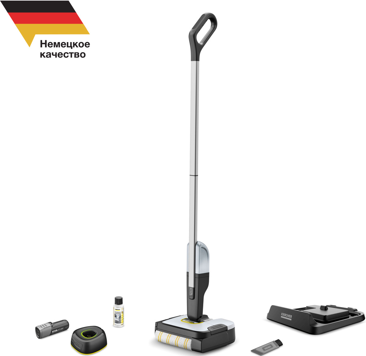 Изображение товара Электрошвабра Karcher FC 2-4 BatterySet для влажной уборки пола