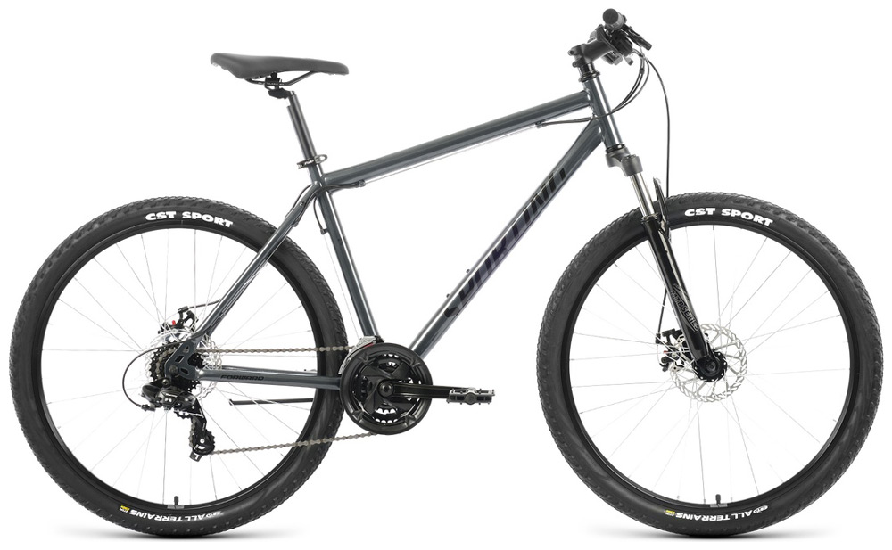 Велосипед Forward SPORTING 29 2.1 D 29 21 ск. (рост. 19) 2023 черный/темно-серый RB3R9M166XBKDGY