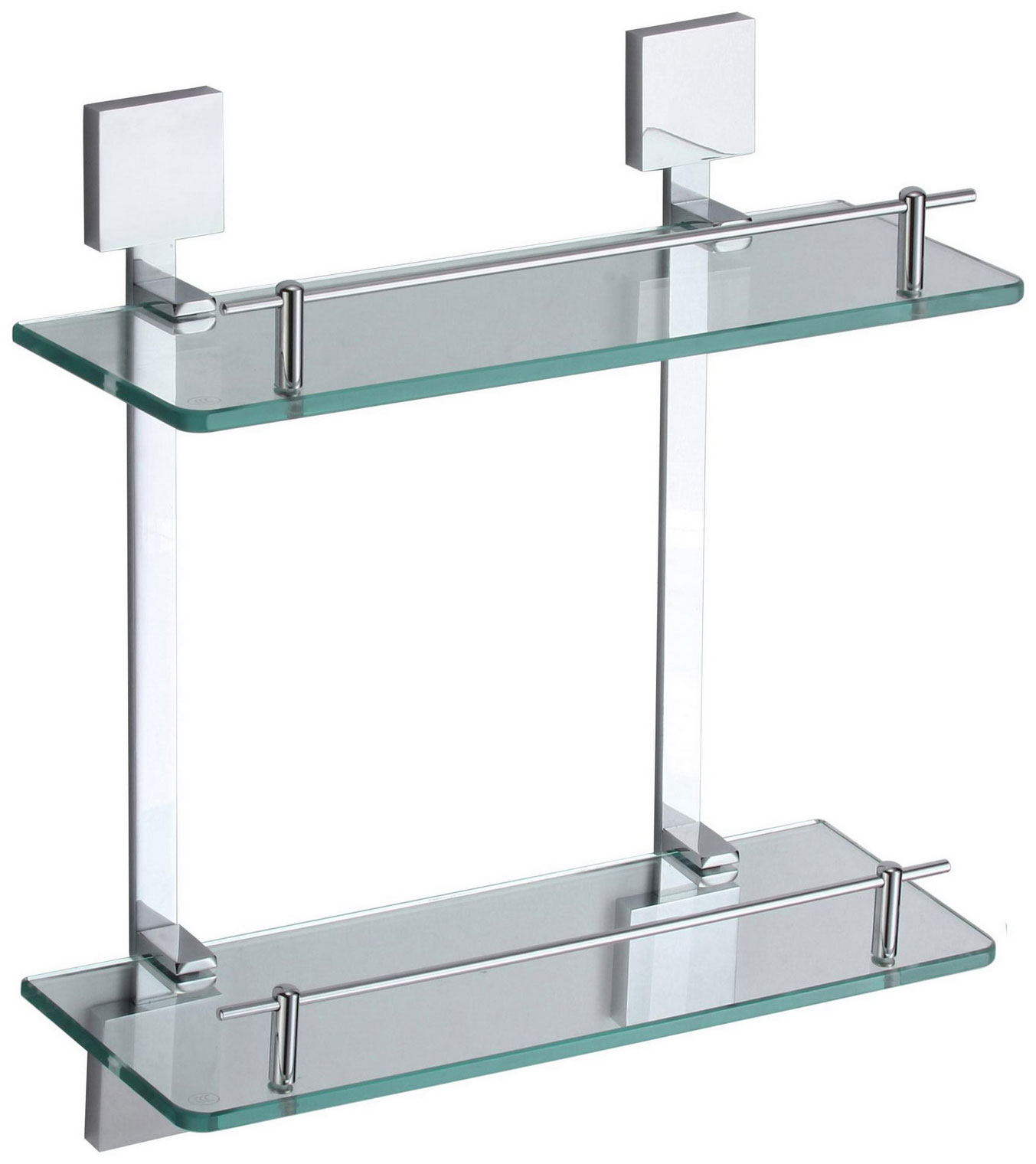 Изображение товара Полка прямая двойная стеклянная 40 см Savol 65a S-06522A
