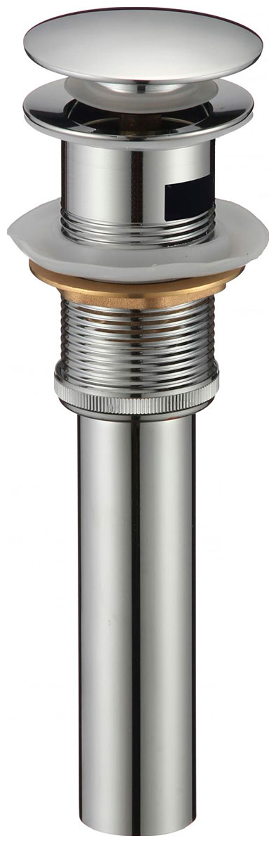 Изображение товара Донный клапан Savol S-XS001 с переливом из нержавеющей стали хромированный