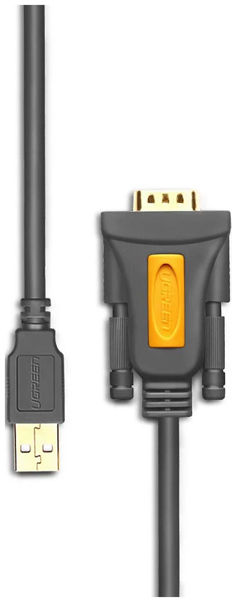 Изображение товара Кабель-адаптер Ugreen USB 2.0 A-DB9 RS-232 3 м для подключения устройств