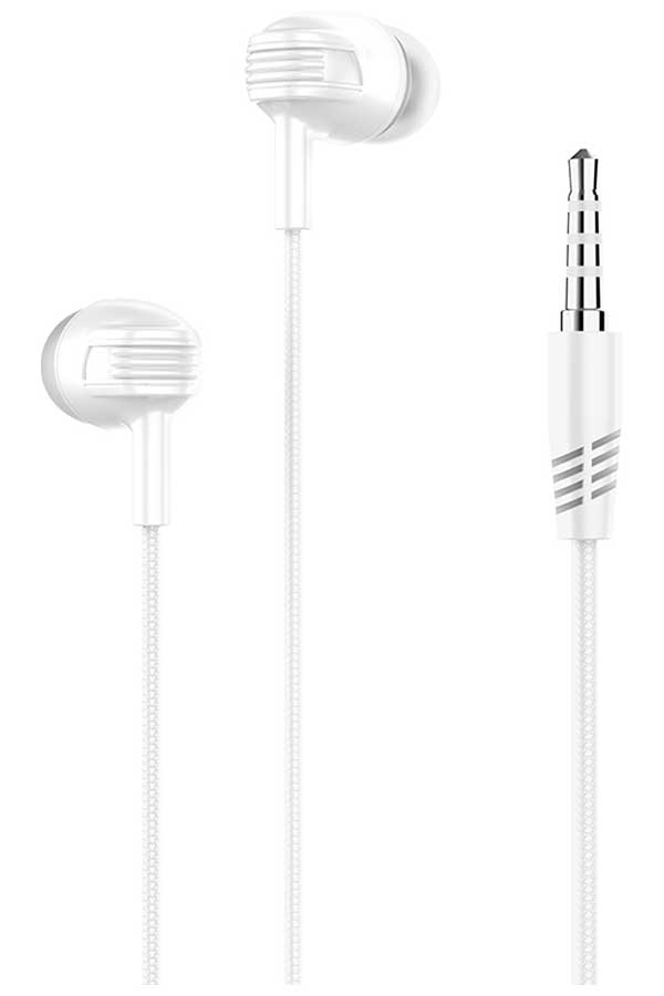 Изображение товара Проводные вставные наушники Pero EP04 с фиксированной длиной кабеля 1.15 м и разъемом 3.5 мм