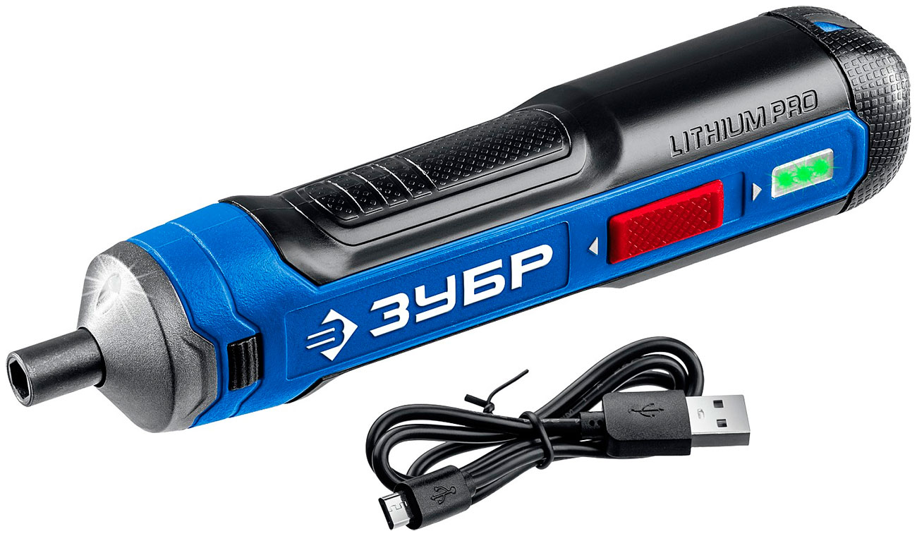 Изображение товара Аккумуляторная отвертка Зубр ZUBR GO 4 Vmax, Профессионал (PSD-4)