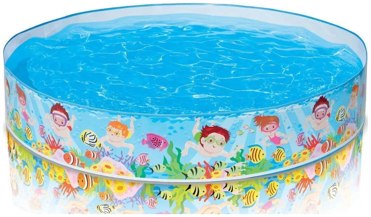 Изображение товара Детский надувной бассейн Intex Сноркелинг 56451 152х25 см