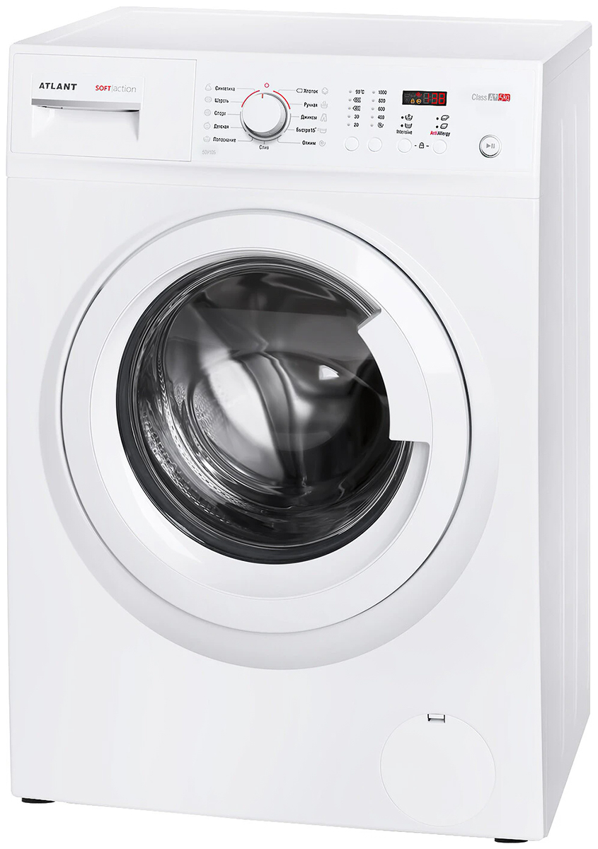 Изображение товара Стиральная машина Atlant СМА-50 У 105 узкая 5 кг электронное управление