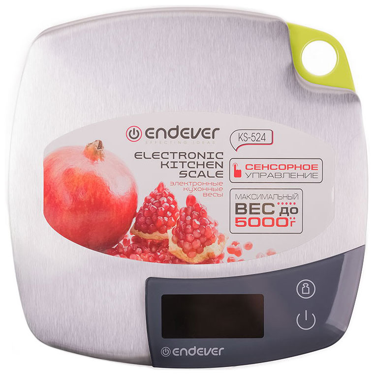 весы кухонные электронные endever ks 524 от 2г до 5кг Кухонные весы Endever SkyLine KS-524
