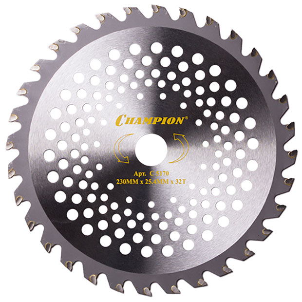 Изображение товара Нож с зубцами из твердого сплава Champion Strong 32/230/25,4 (SRM-2305SI,SRM-2655SI) C5170 Изображение товара Нож с зубцами из твердого сплава Champion Strong 32/230/25,4 (SRM-2305SI,SRM-2655SI) C5170
