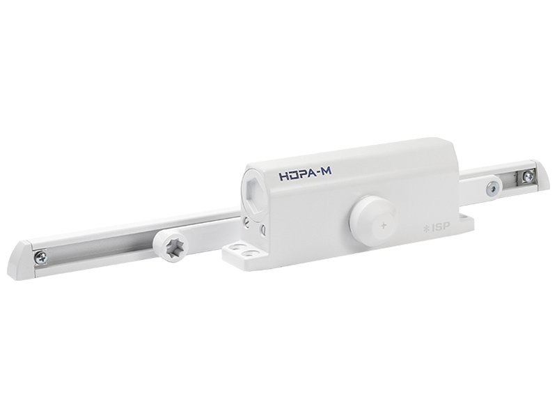 Доводчик дверной Нора-М 450 Slider ISPARUS, 110-150 кг, Белый (19302)