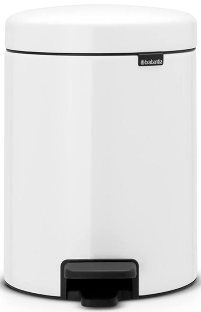 Изображение товара Мусорный бак Brabantia newIcon, с педалью, 2x2 л, белый (280429)