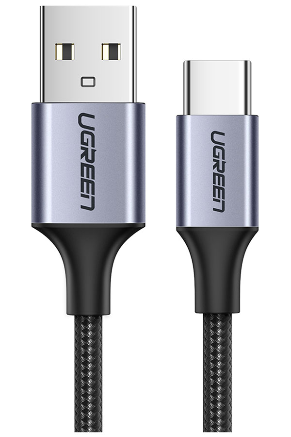 Изображение товара Кабель Ugreen USB A 2.0 - USB C, 1 м, черный