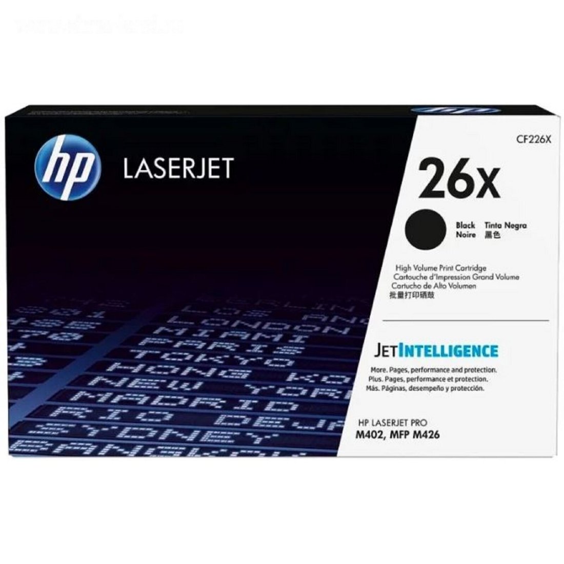 Изображение товара Лазерный картридж HP 26X CF226X черный 9000 страниц для LJ Pro M402 M426