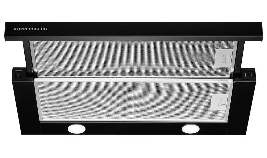 Изображение товара Вытяжка кухонная Kuppersberg SLIMTURBO 60 B телескопическая