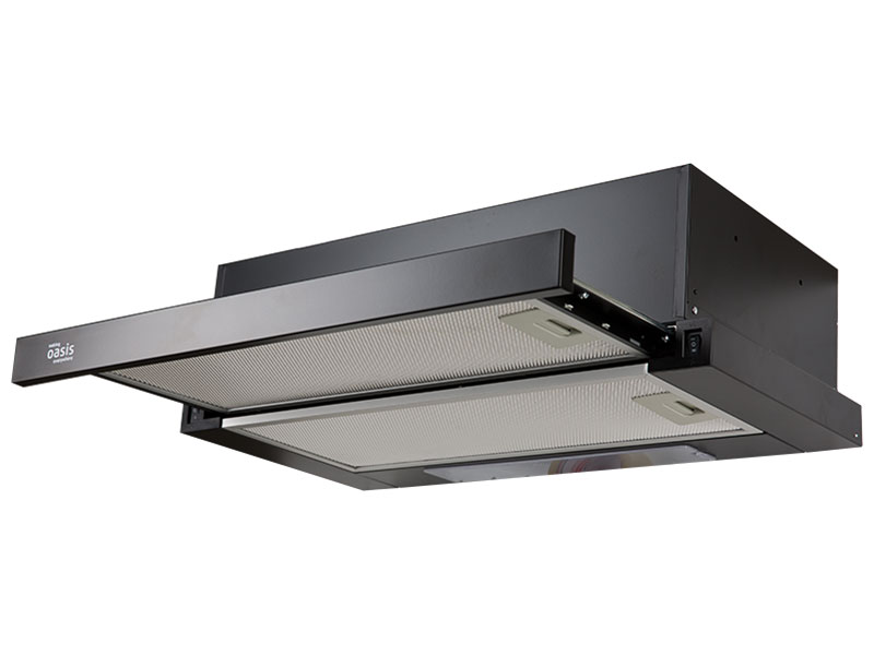 Изображение товара Вытяжка making Oasis everywhere UV-60B встроенная телескопическая черная 500 м3/ч