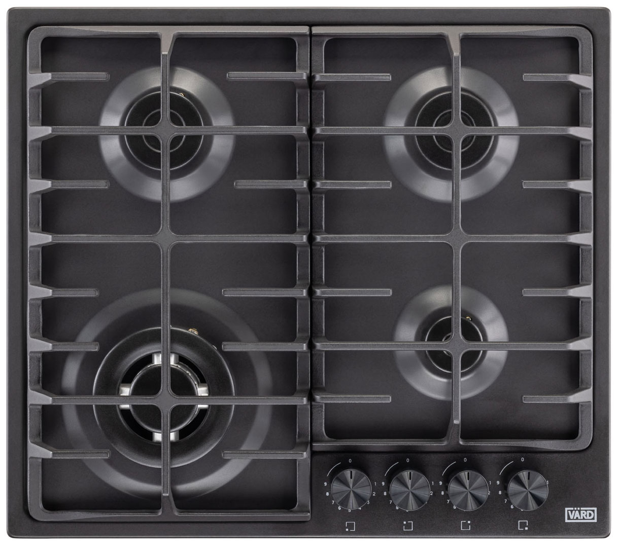 

Газовая варочная панель Vard VHGS6434K, Черный