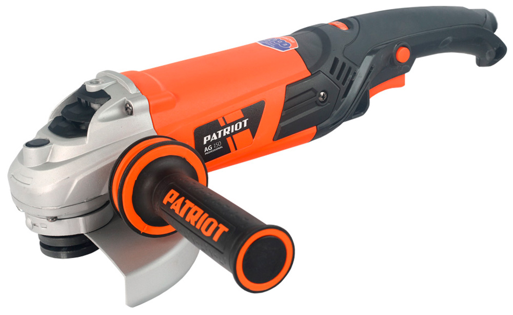 Изображение товара Угловая шлифовальная машина Patriot AG 150 150 мм мощный инструмент для металла и камня