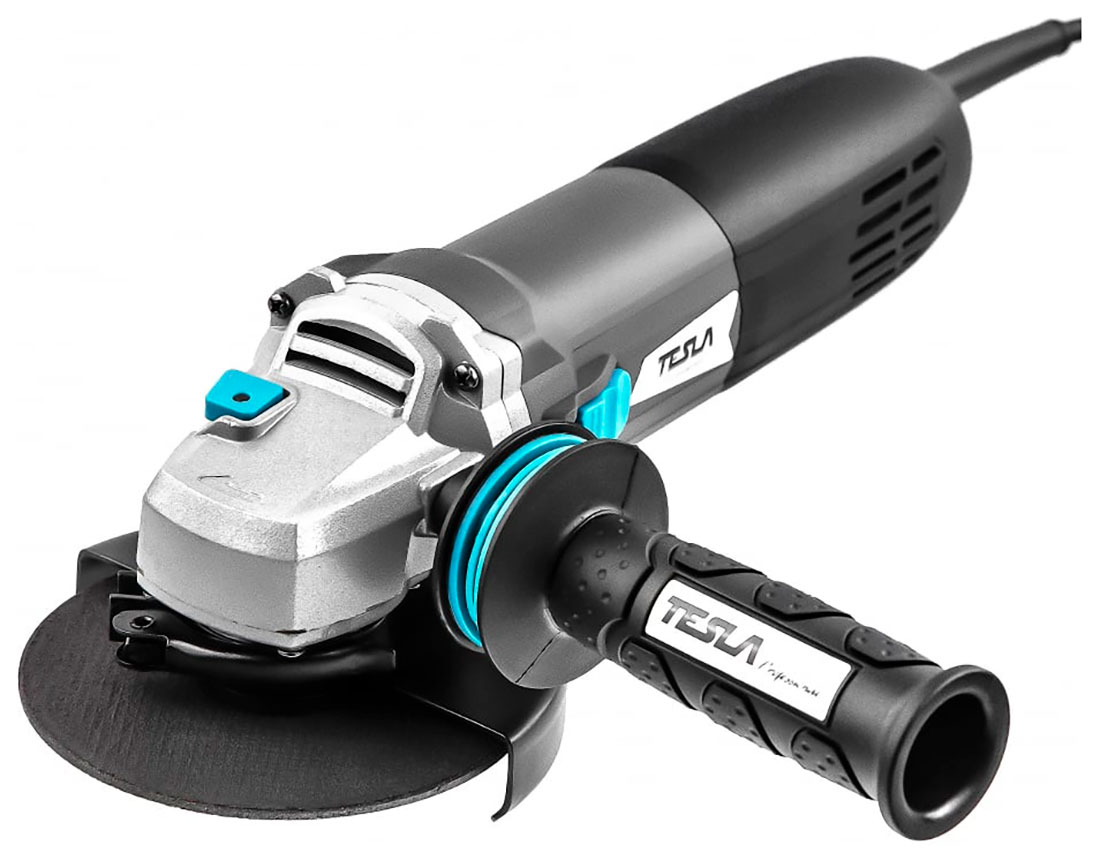 

Угловая шлифовальная машина (болгарка) Tesla TAG1200CV, 1200 Вт, 2000-9000 об/мин, 125 мм, кейс