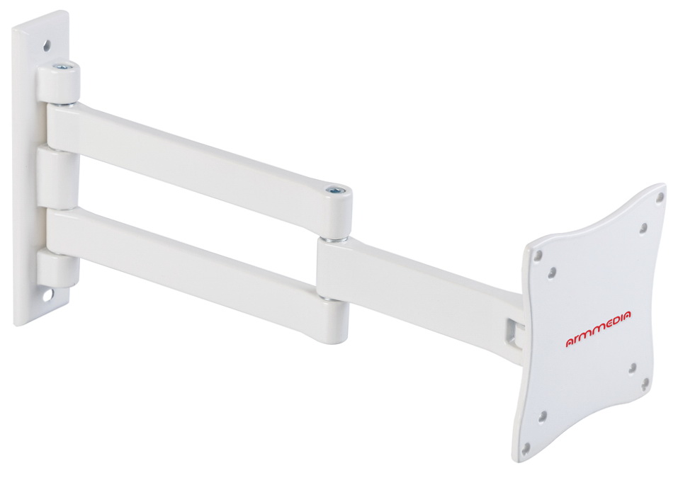 Изображение товара Кронштейн для телевизора Arm media LCD-7101W настенный наклонно-поворотный 10-26 дюймов